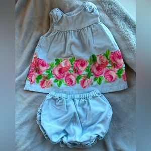 Janie and Jack dress set 6-12 mo.